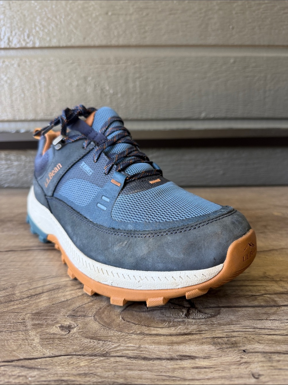 L.L. Bean Shoes Mens Tek sport Waterproof Trail Hiking Sneakers size 9.5 - Picture 7 of 11